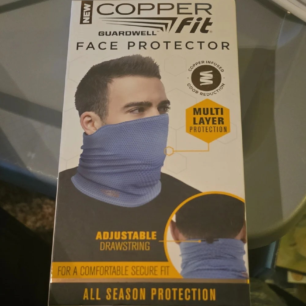 Copper Fit Guardwell Blue Face Protector
